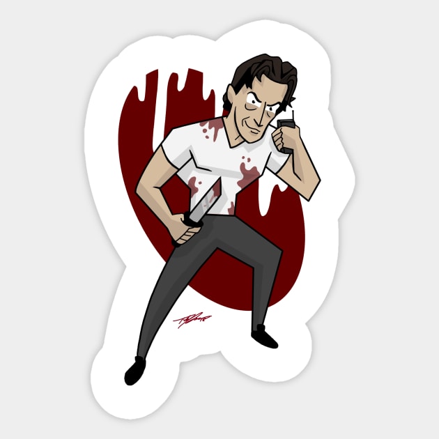 Scream Billy Sticker by Tuckerjoneson13